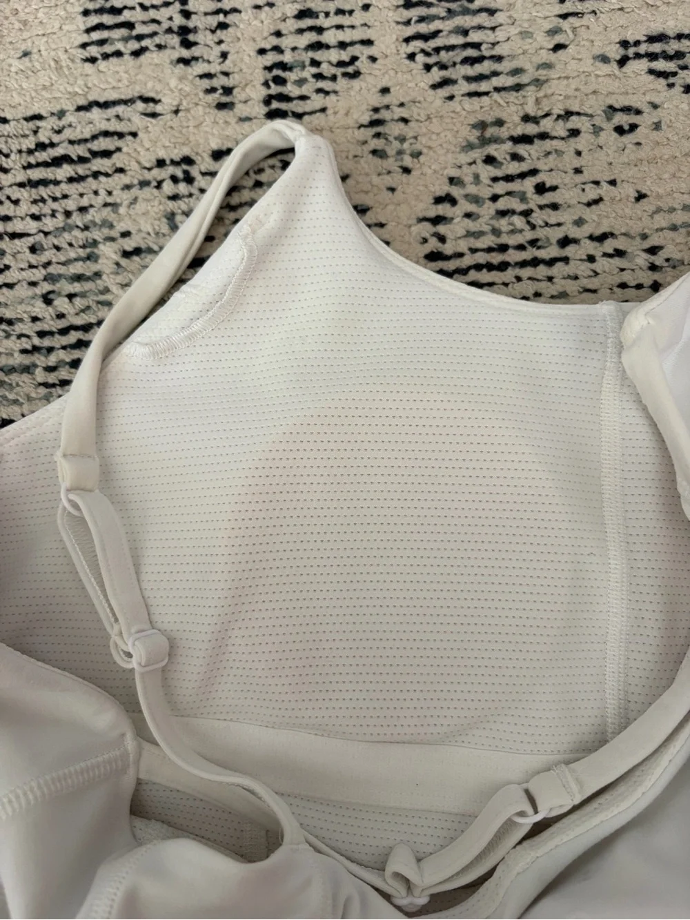 ATHLETA GIRL Athletic dress with built in liner - White Size 14